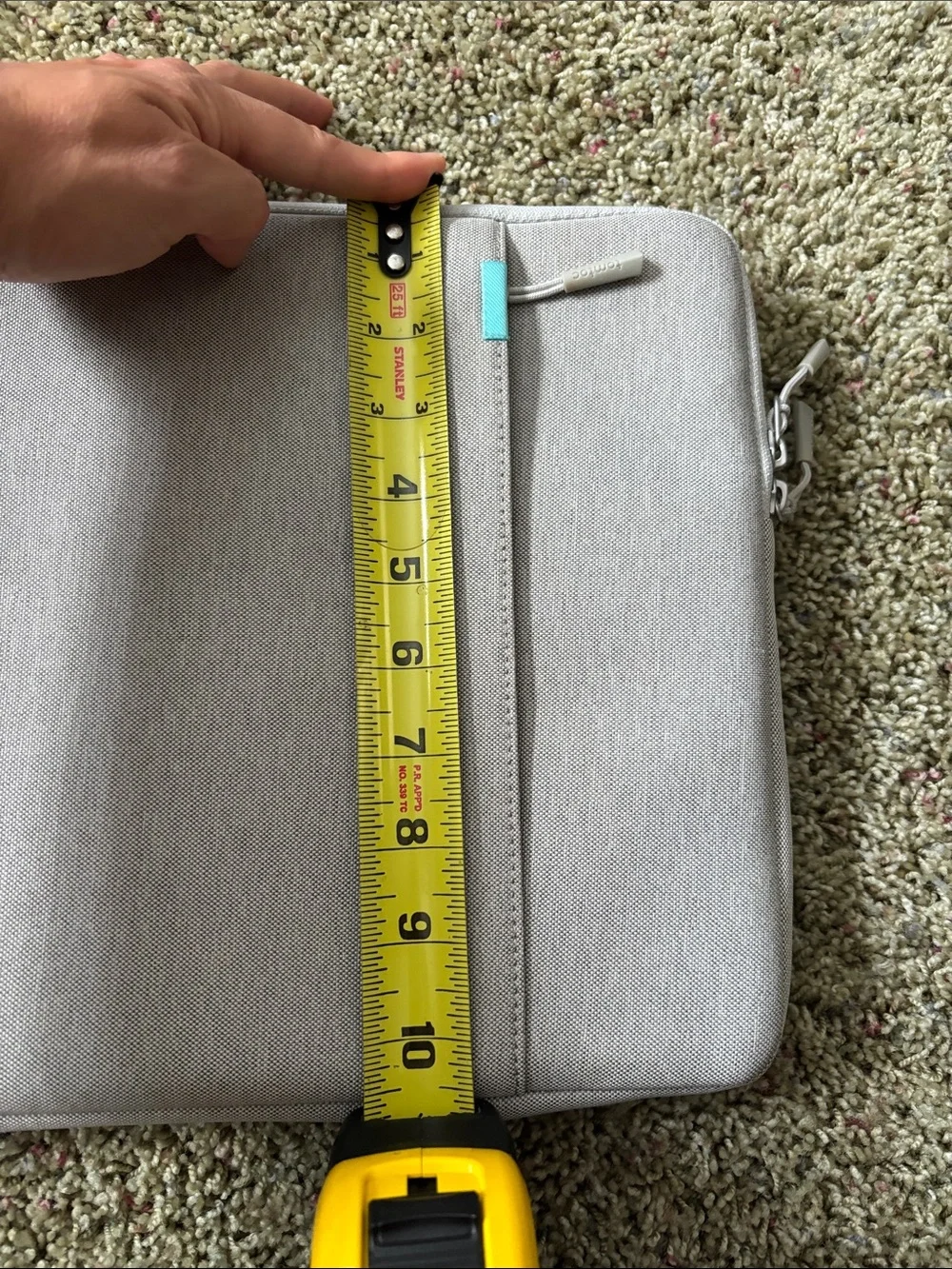 Tomtoc Defender Gray Laptop Sleeve/ Case for 15